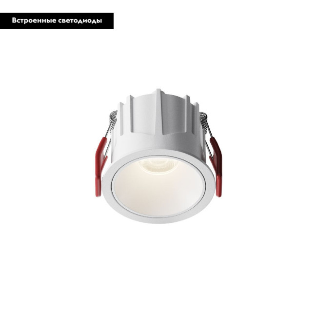Встраиваемый светильник Maytoni Alfa LED DL043-01-10W4K-RD-W-1