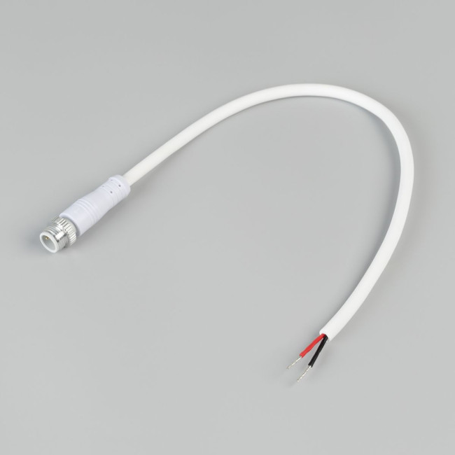 Коннектор питания Arlight ARL-WAVE-1615-CON-POWER-MALE-2PIN-WHT (IP67 Пластик) 059759 Коннектор питания Arlight ARL-WAVE-1615-CON-POWER-MALE-2PIN-WHT (IP67 Пластик) 059759