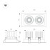 Встраиваемый карданный светильник Arlight MS-VORTEX-BUILT-S250x140-2x30W Warm3000 (WH-WH, 30 deg, 230V) (IP20 Металл) 057766 Встраиваемый карданный светильник Arlight MS-VORTEX-BUILT-S250x140-2x30W Warm3000 (WH-WH, 30 deg, 230V) (IP20 Металл) 057766